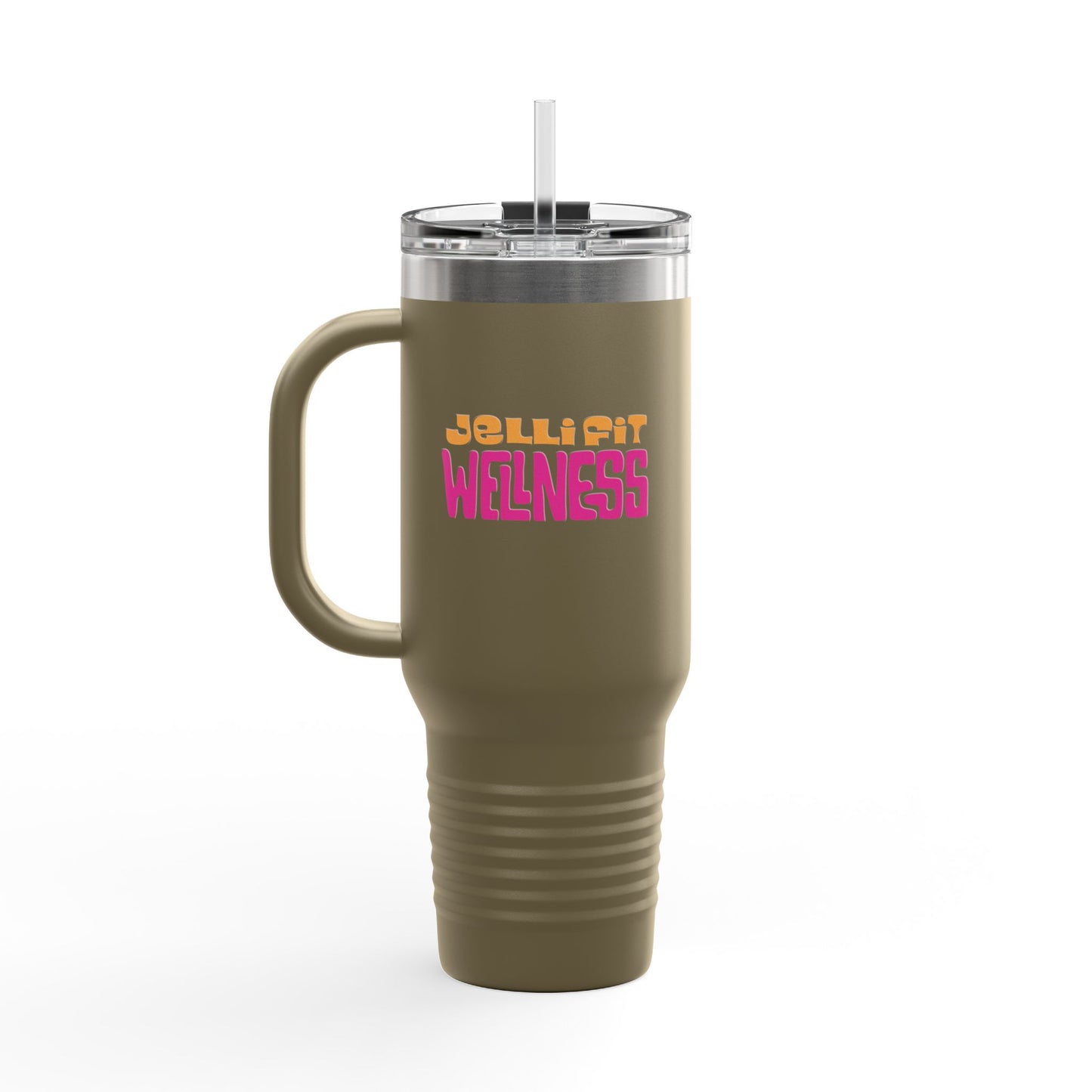 Insulated Travel Mug, 40oz - JelliFit Wellness Hydration Goal Crusher
