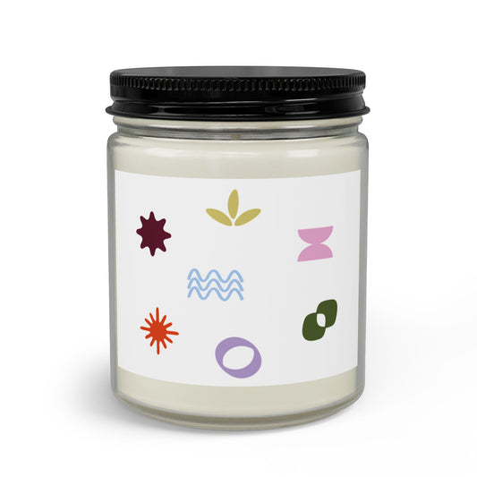 Scented Candle Jar Set with Matches & Wick Trimmer — Elements