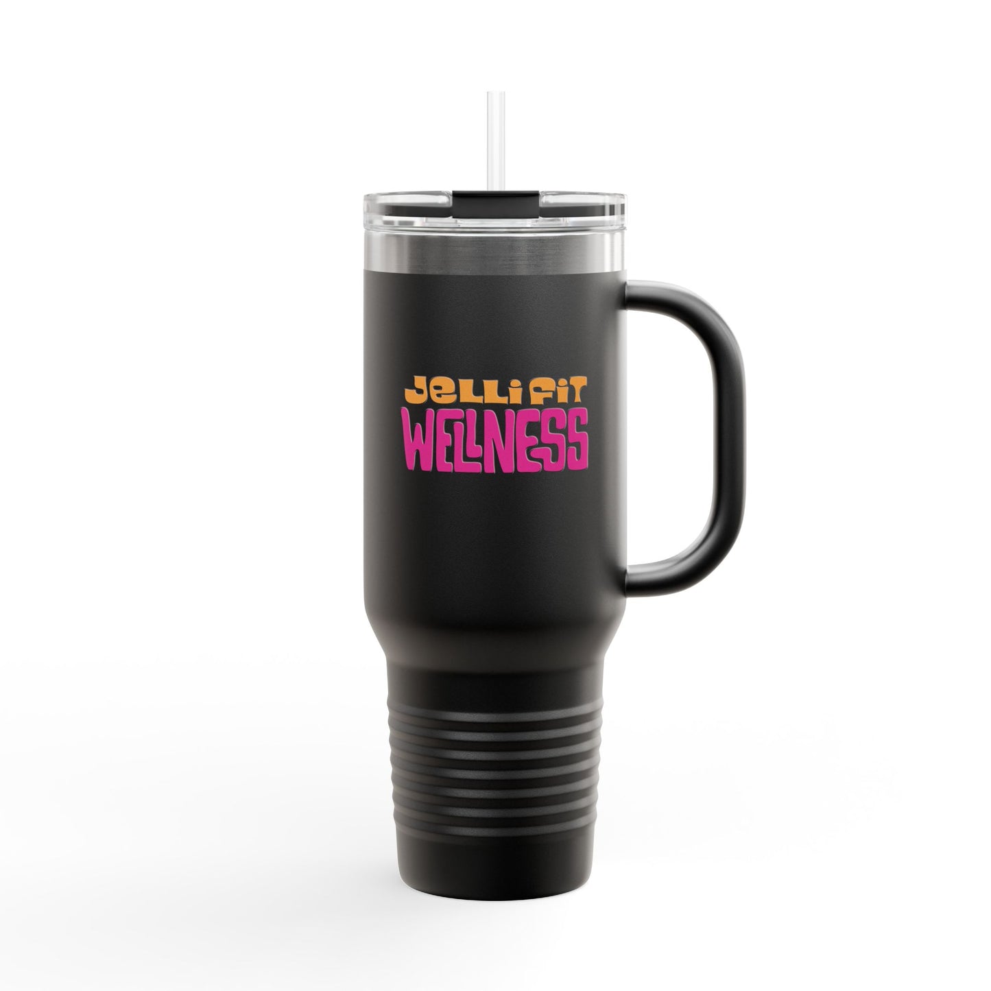 Insulated Travel Mug, 40oz - JelliFit Wellness Hydration Goal Crusher