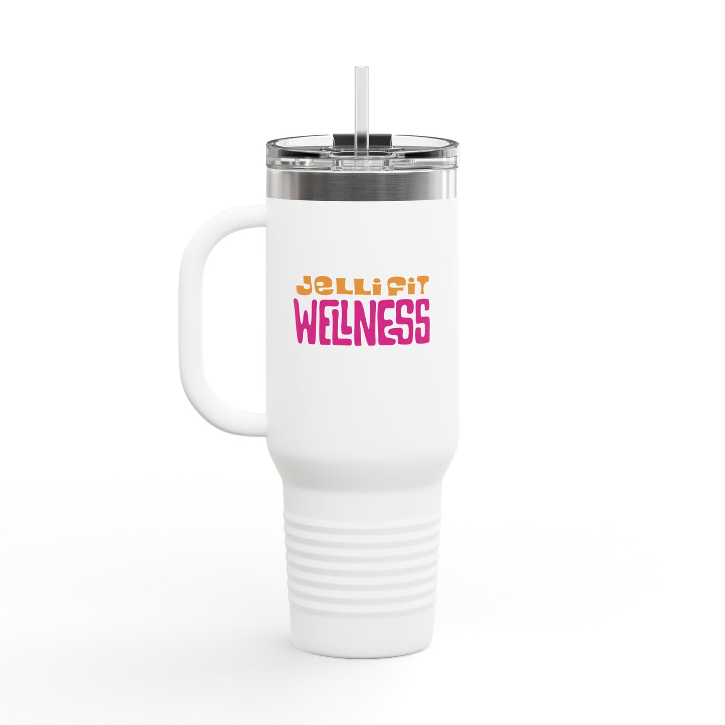 Insulated Travel Mug, 40oz - JelliFit Wellness Hydration Goal Crusher