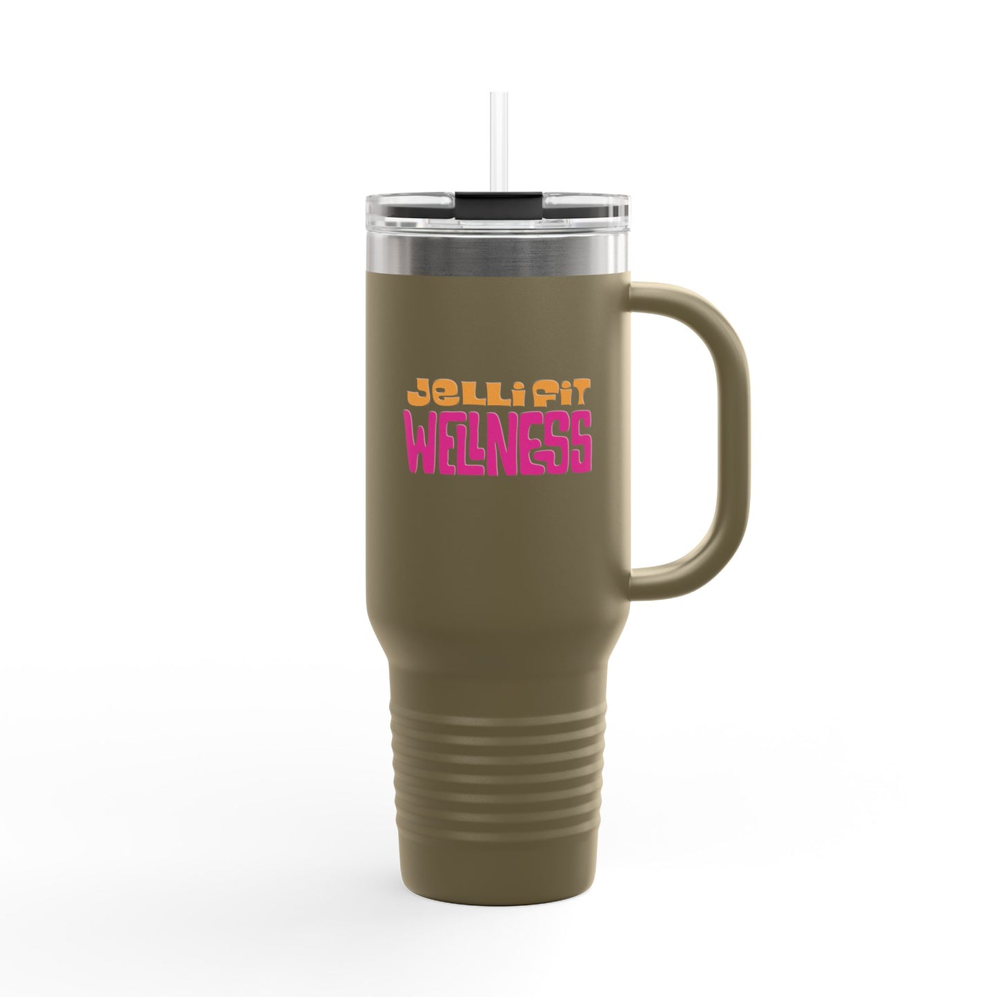 Insulated Travel Mug, 40oz - JelliFit Wellness Hydration Goal Crusher