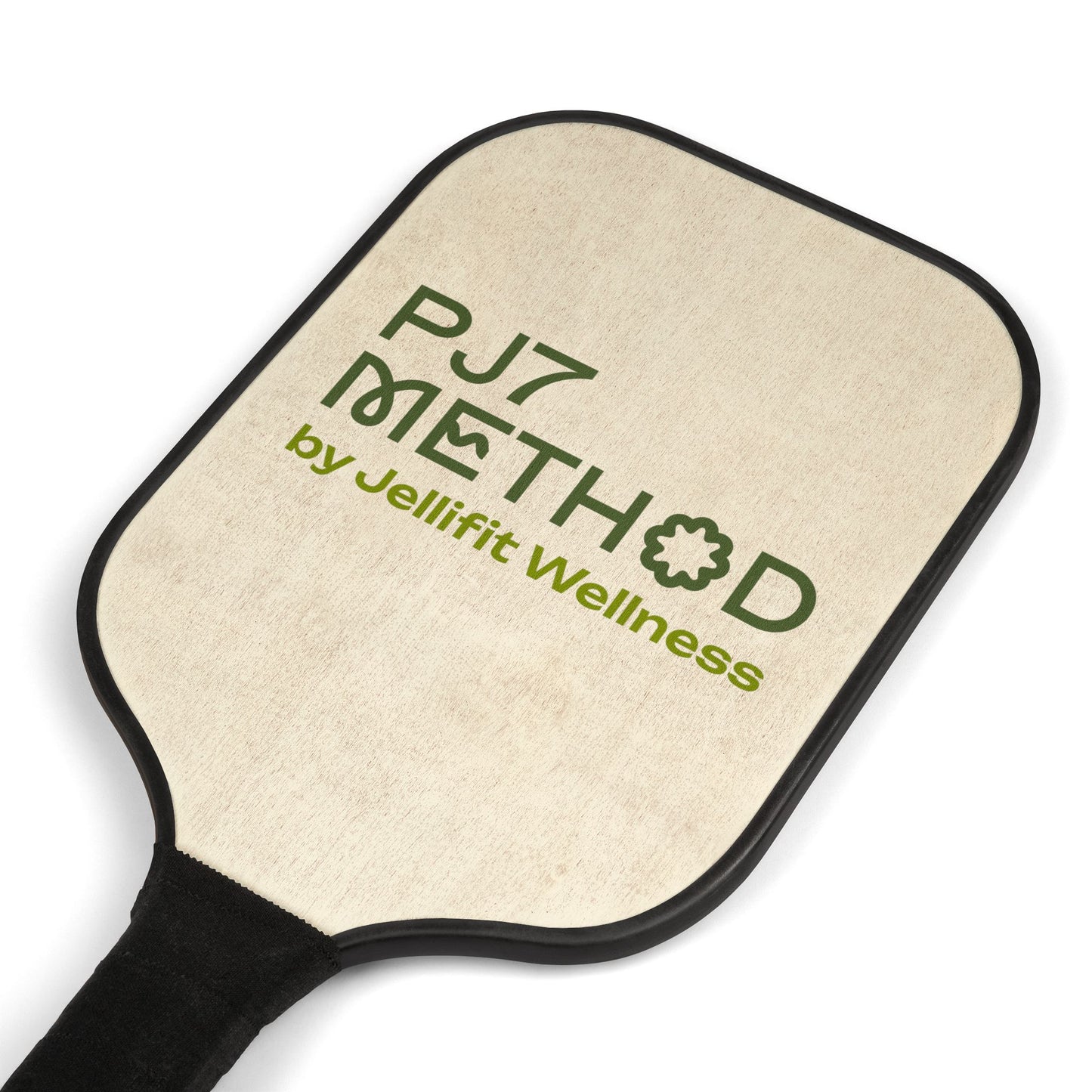 Pickleball Paddles Set — PJ7 Method Logo in Green