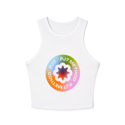 Women's Micro Rib Racer Tank Top- Gradient PJ7