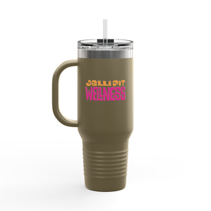 Insulated Travel Mug, 40oz - JelliFit Wellness Hydration Goal Crusher