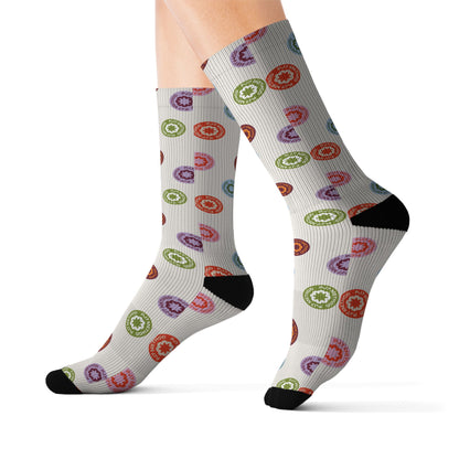 Multi PJ7 Dot #2 Socks
