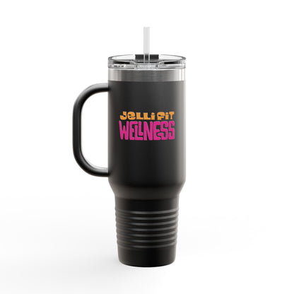 Insulated Travel Mug, 40oz - JelliFit Wellness Hydration Goal Crusher