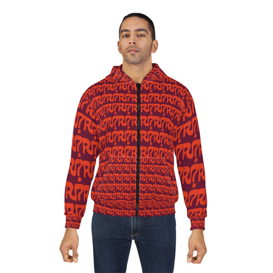 Berry Sunrise Zip Hoodie