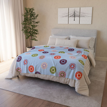 PJ7 Method Sherpa Blanket — Sky Multi