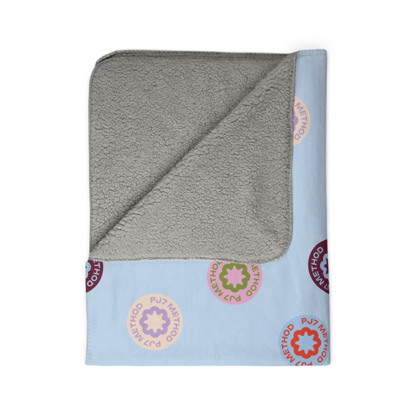 PJ7 Method Sherpa Blanket — Sky Multi