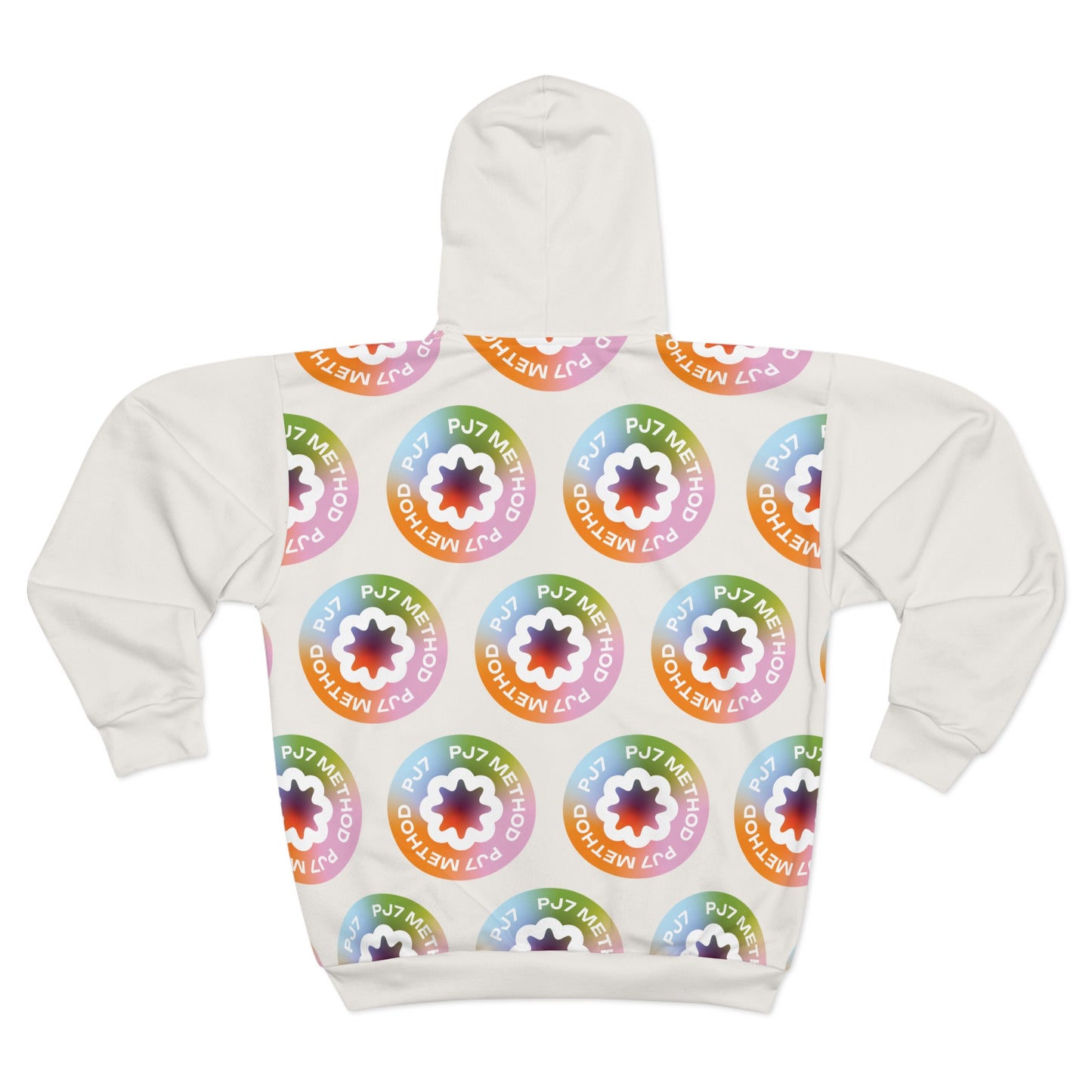 Multi Print Zip Hoodie