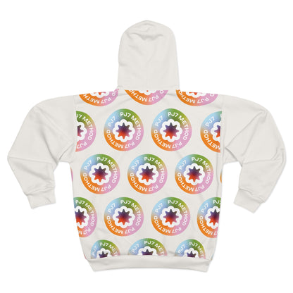 Multi Print Zip Hoodie
