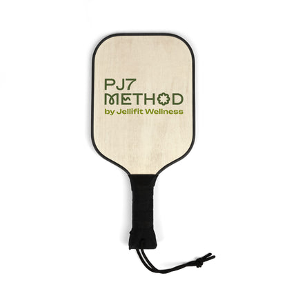Pickleball Paddles Set — PJ7 Method Logo in Green