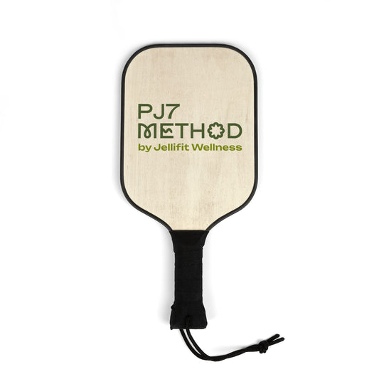 Pickleball Paddles Set — PJ7 Method Logo in Green