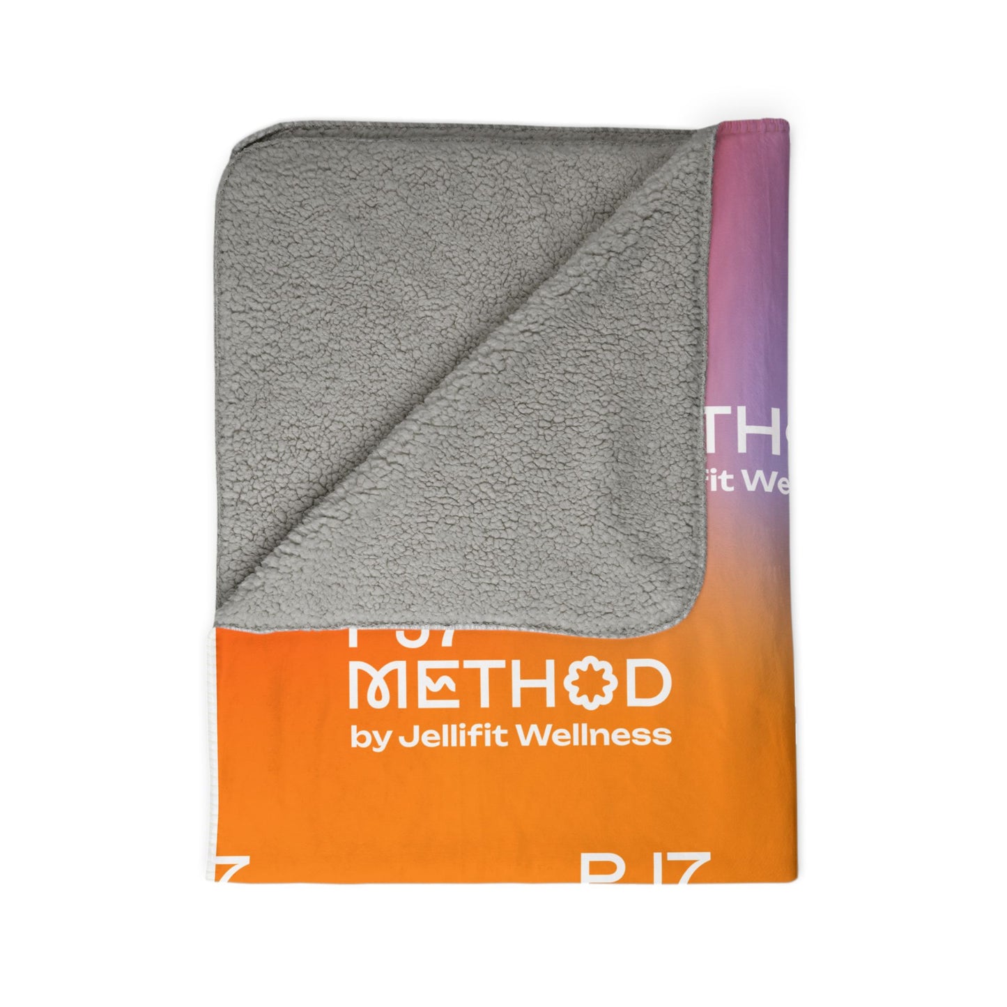 PJ7 Method Sherpa Blanket — Colorful Gradient Jellifit Wellness