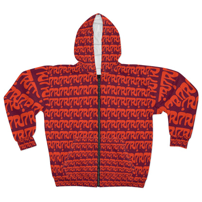 Berry Sunrise Zip Hoodie