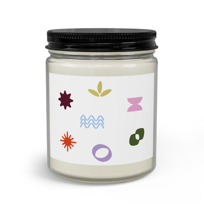 Scented Candle Jar Set with Matches & Wick Trimmer — Elements