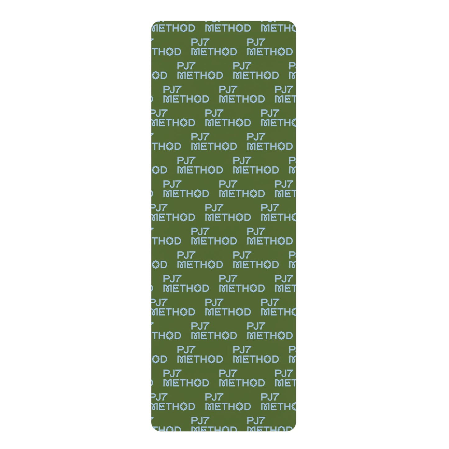PJ7 Method Mat in Pine Green & Sky Blue