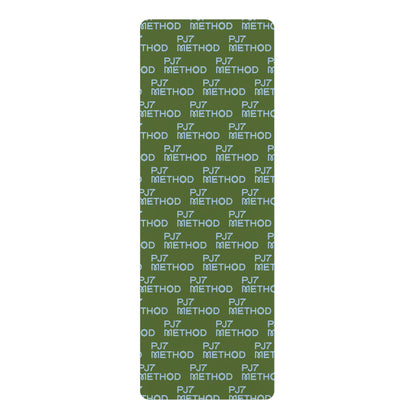 PJ7 Method Mat in Pine Green & Sky Blue
