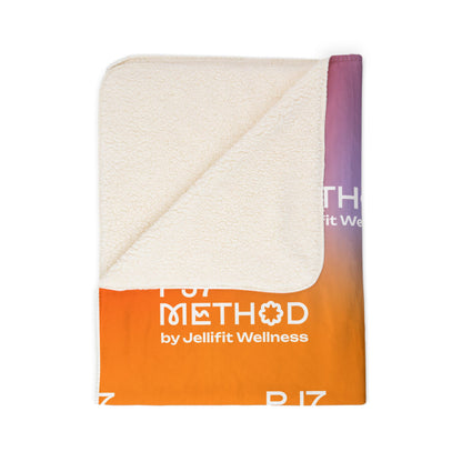 PJ7 Method Sherpa Blanket — Colorful Gradient Jellifit Wellness
