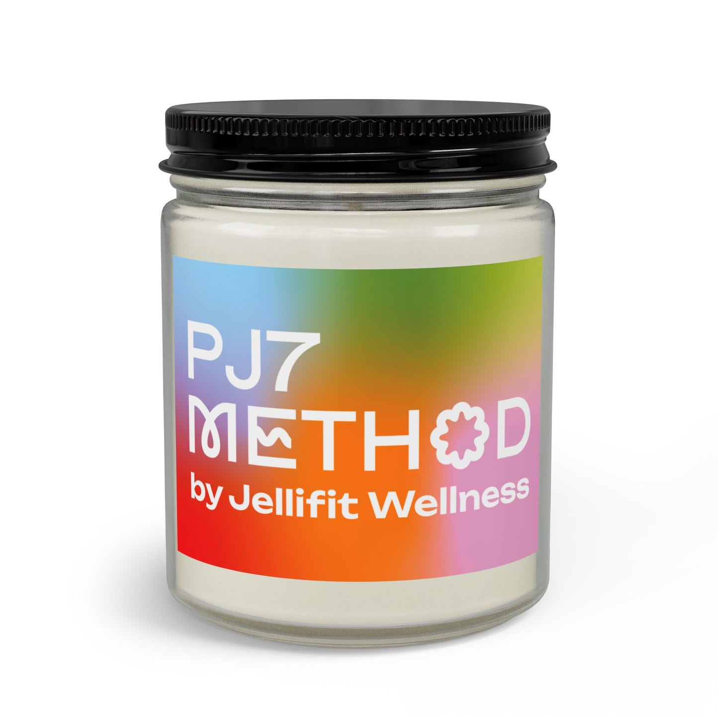 Scented Candle Jar Set with Matches & Wick Trimmer — Gradient Logo