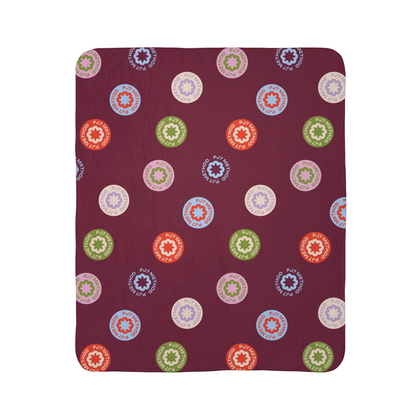 PJ7 Method Sherpa Blanket — Berry Multi