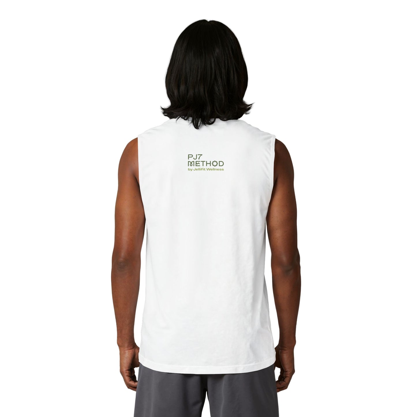 Mens PJ Method Logo Muscle Tank
