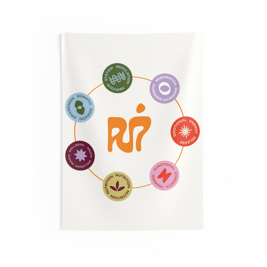 PJ7 Method Wellness Wall Tapestry — Elements