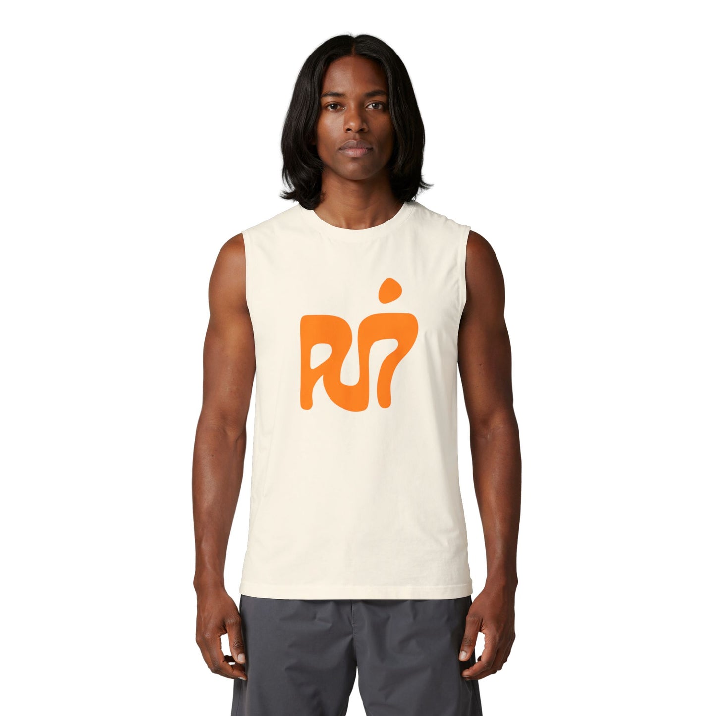 Mens PJ Method Logo Muscle Tank