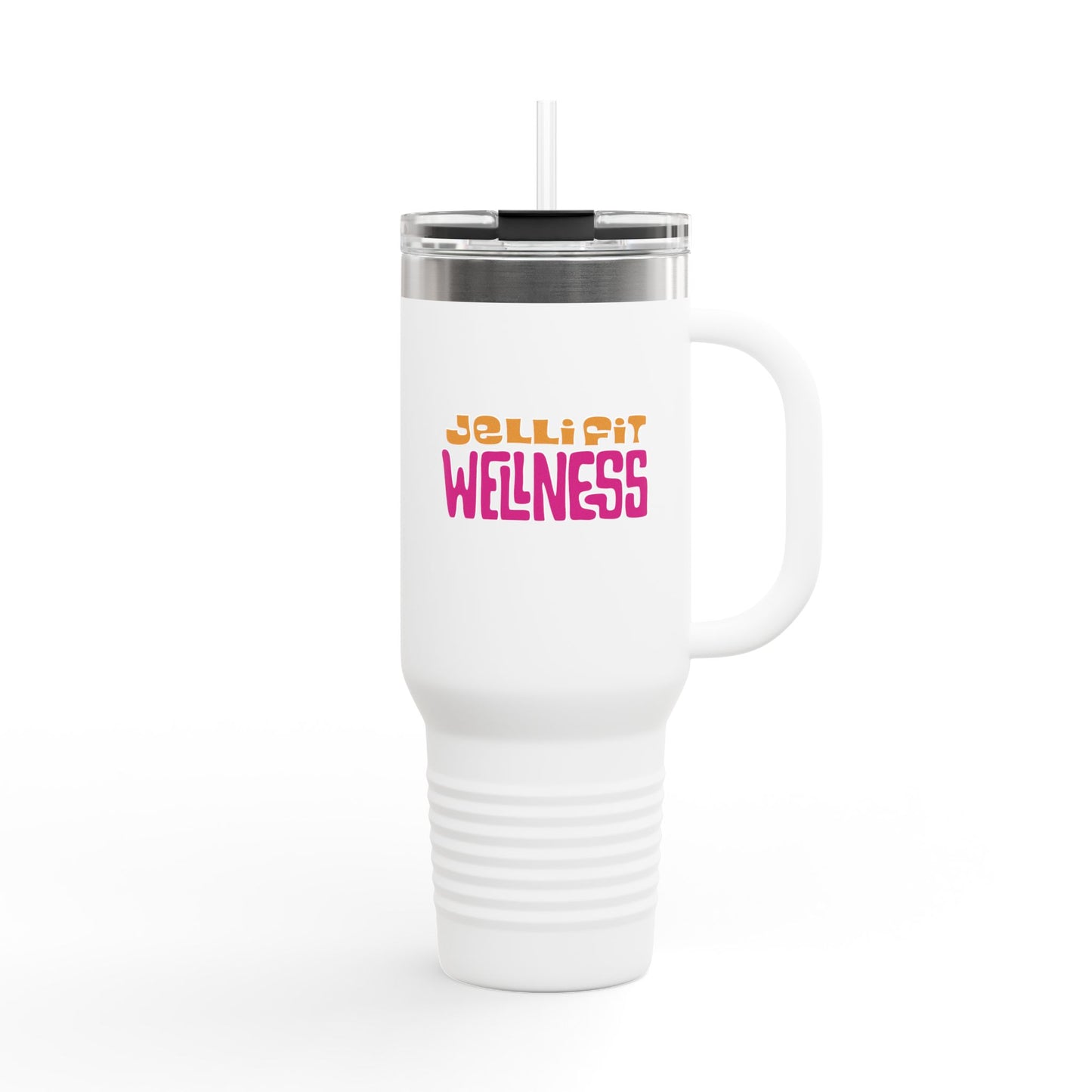 Insulated Travel Mug, 40oz - JelliFit Wellness Hydration Goal Crusher