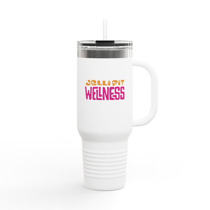 Insulated Travel Mug, 40oz - JelliFit Wellness Hydration Goal Crusher
