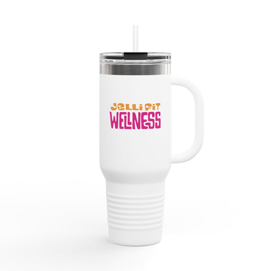 Insulated Travel Mug, 40oz - JelliFit Wellness Hydration Goal Crusher