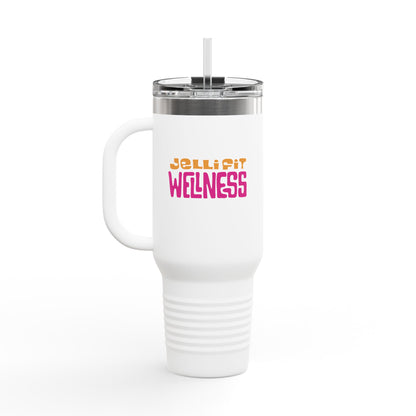 Insulated Travel Mug, 40oz - JelliFit Wellness Hydration Goal Crusher