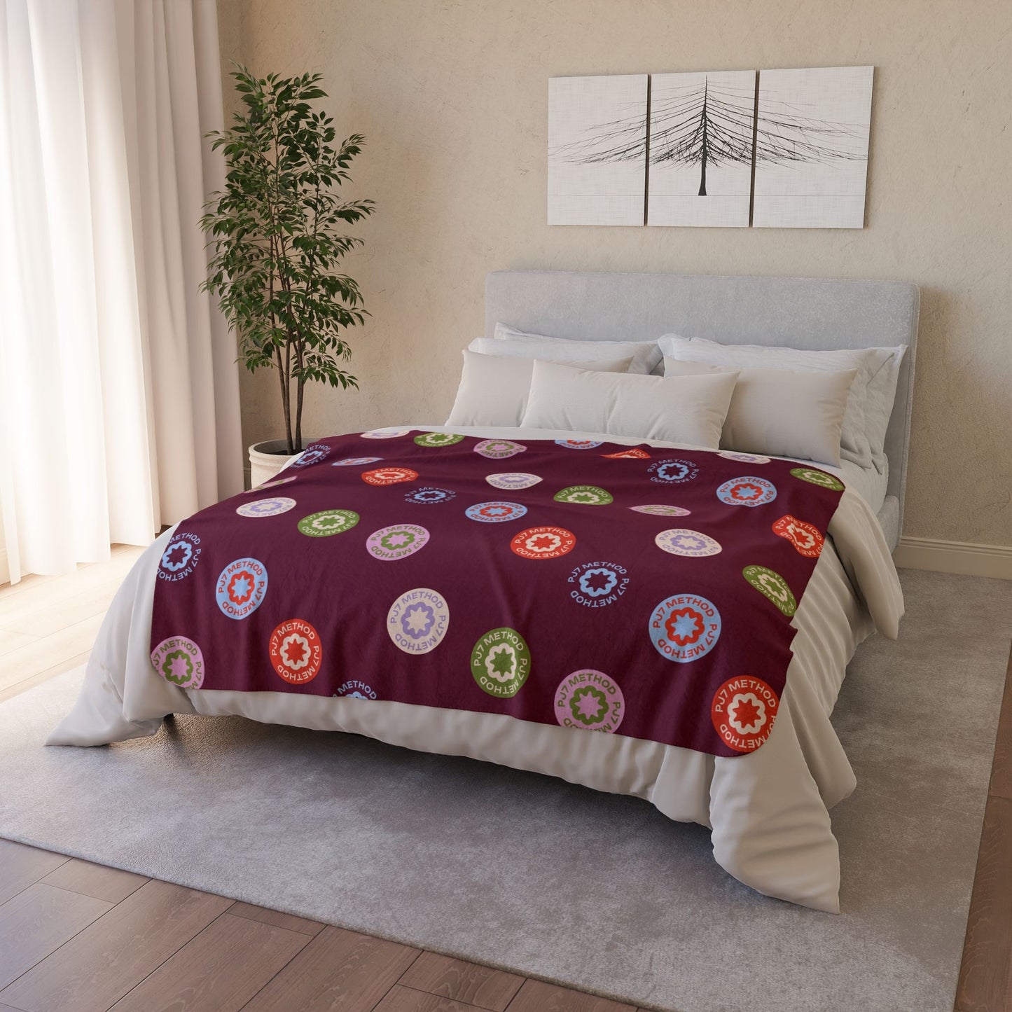 PJ7 Method Sherpa Blanket — Berry Multi