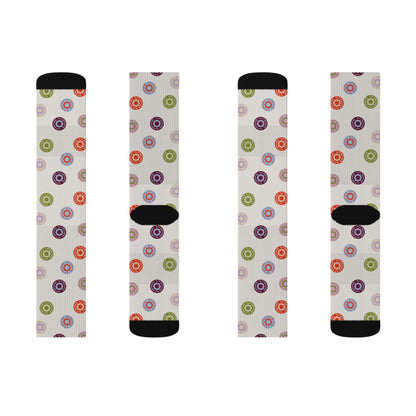 Multi PJ7 Dot Socks