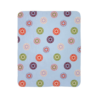 PJ7 Method Sherpa Blanket — Sky Multi