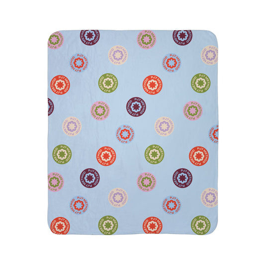PJ7 Method Sherpa Blanket — Sky Multi