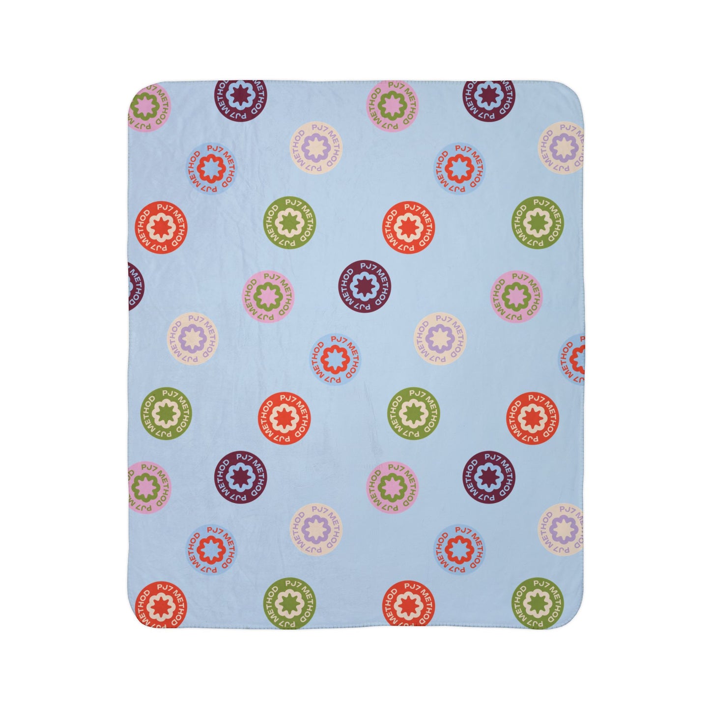 PJ7 Method Sherpa Blanket — Sky Multi