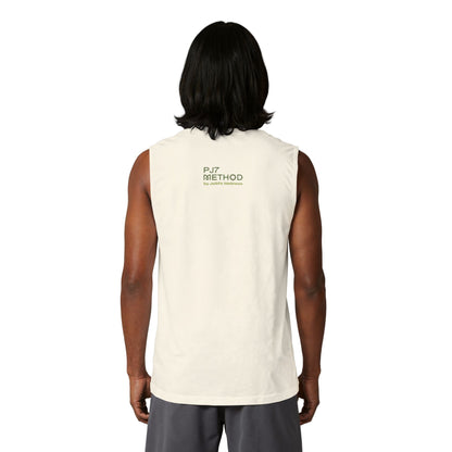Mens PJ Method Logo Muscle Tank