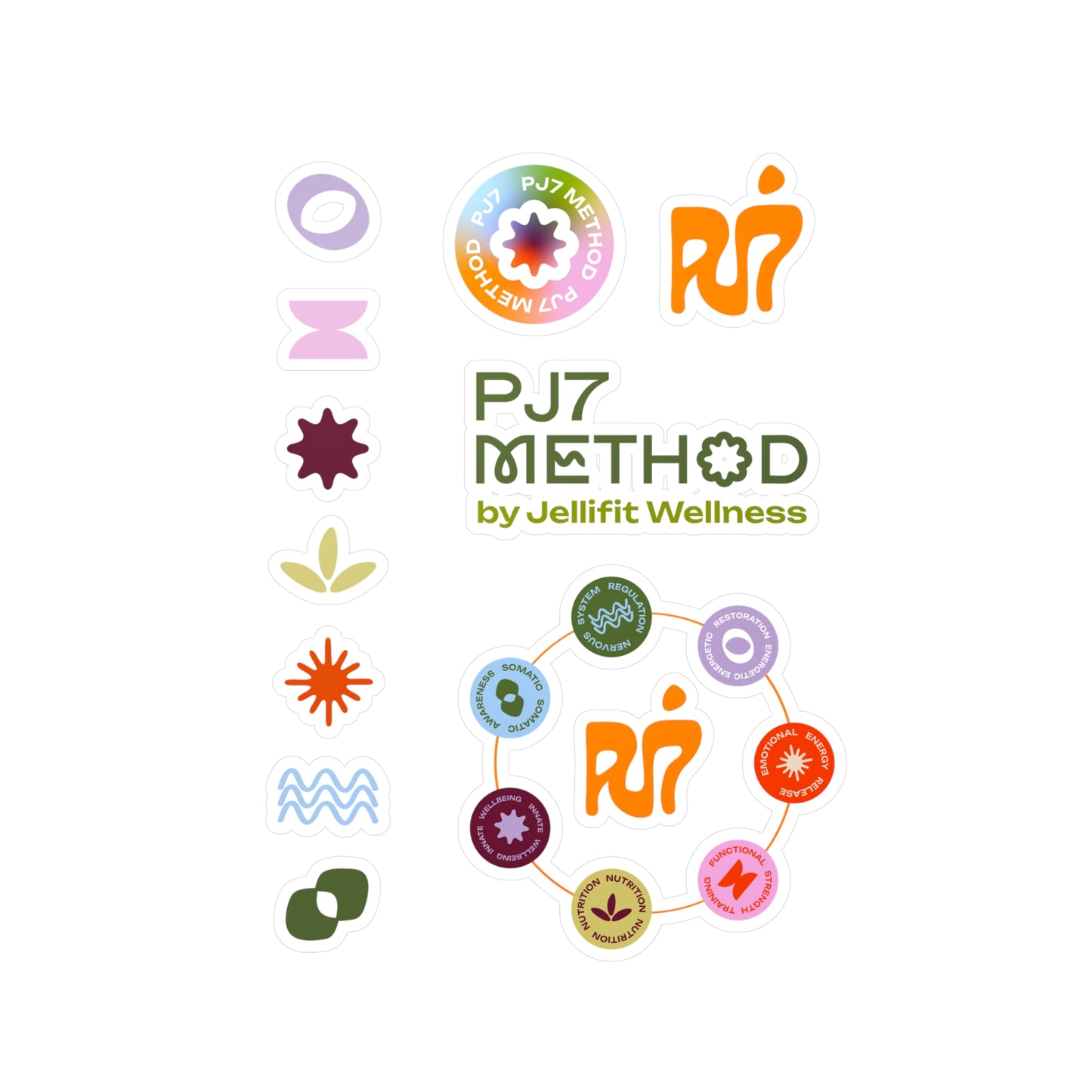 PJ7 Method Vinyl Sticker Pack