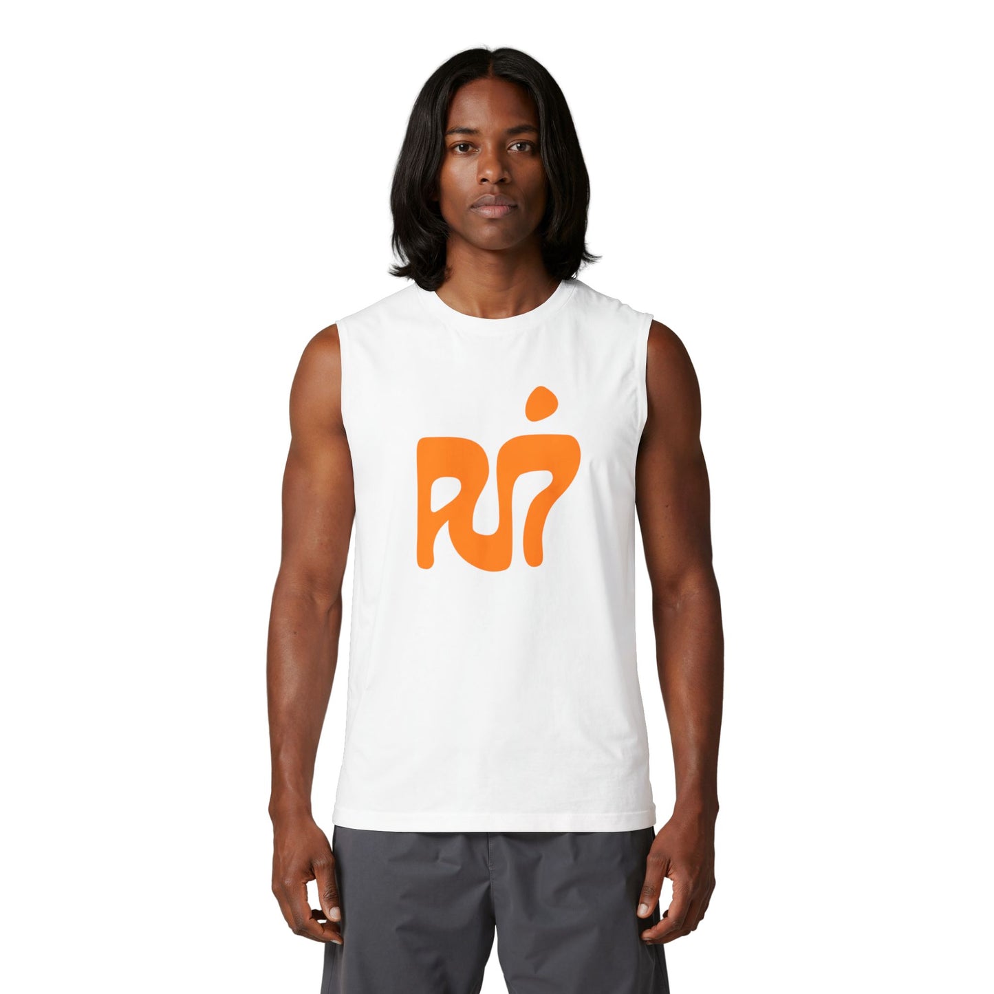 Mens PJ Method Logo Muscle Tank