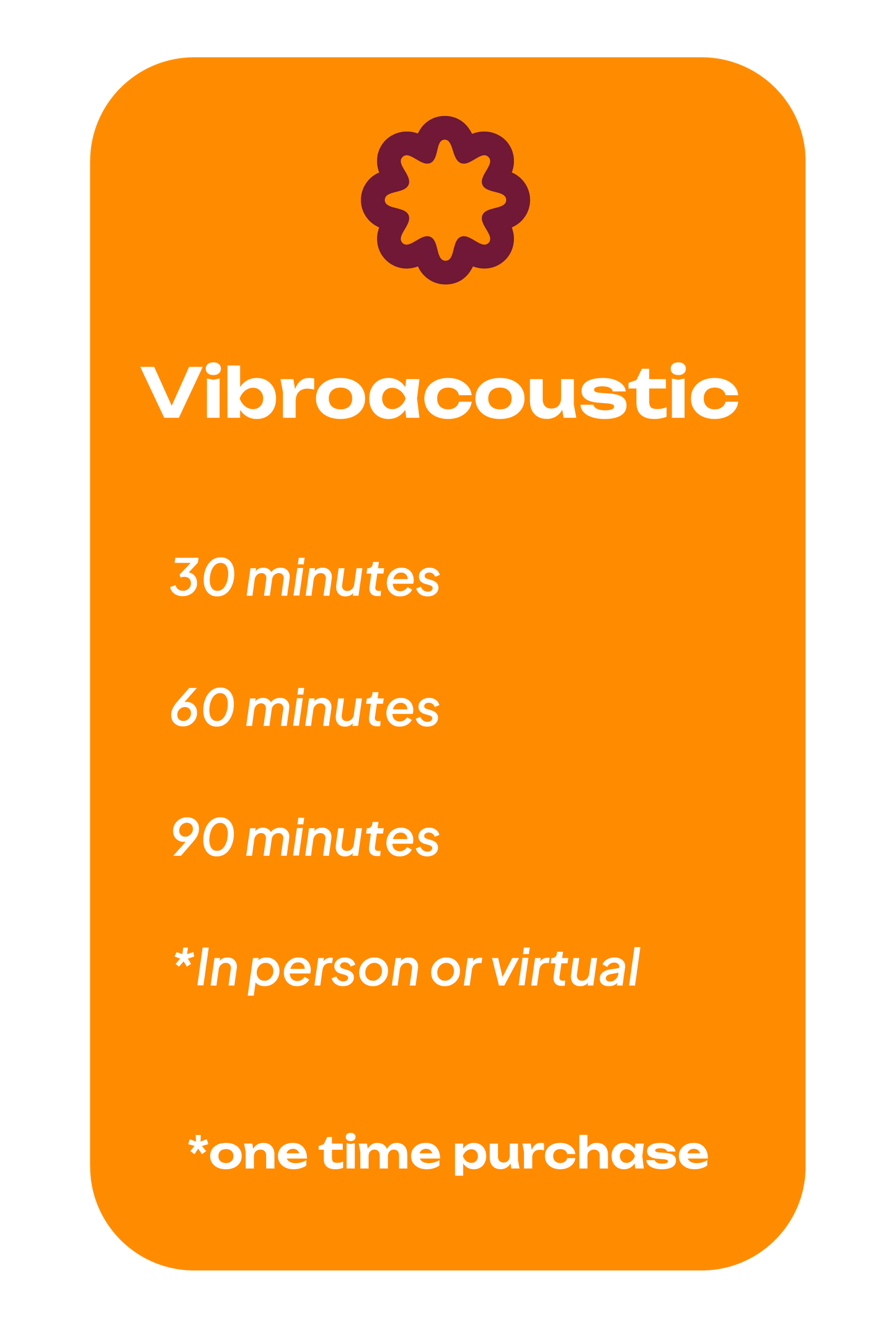 Vibroacoustic Therapy