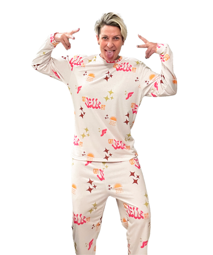 Get Jelli Fit Pajama Set in Cream